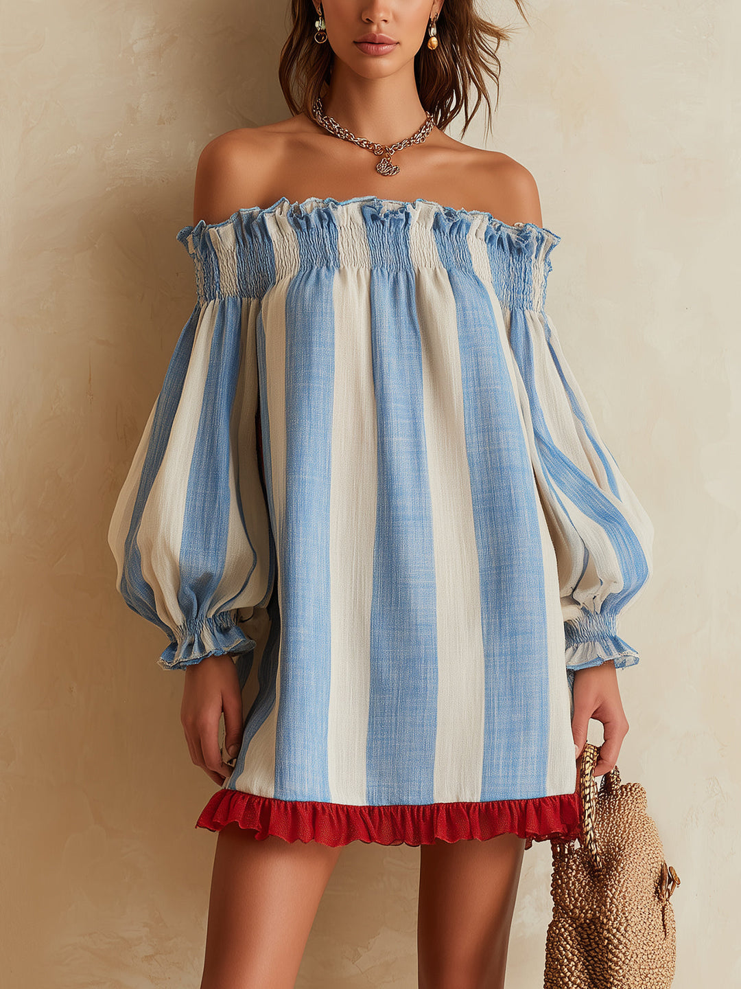 Cora Off-Shoulder Mini Dress