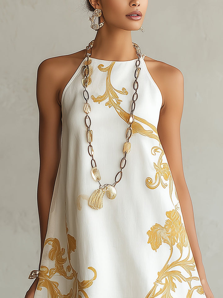 Maeve Lace-Trim Mini Dress