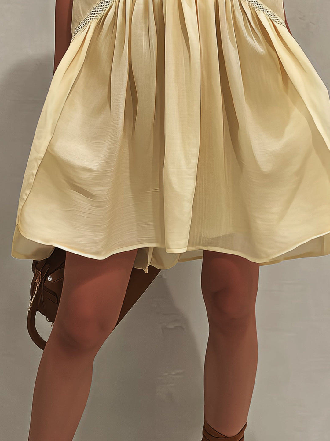 Mira V-Neck Mini Dress