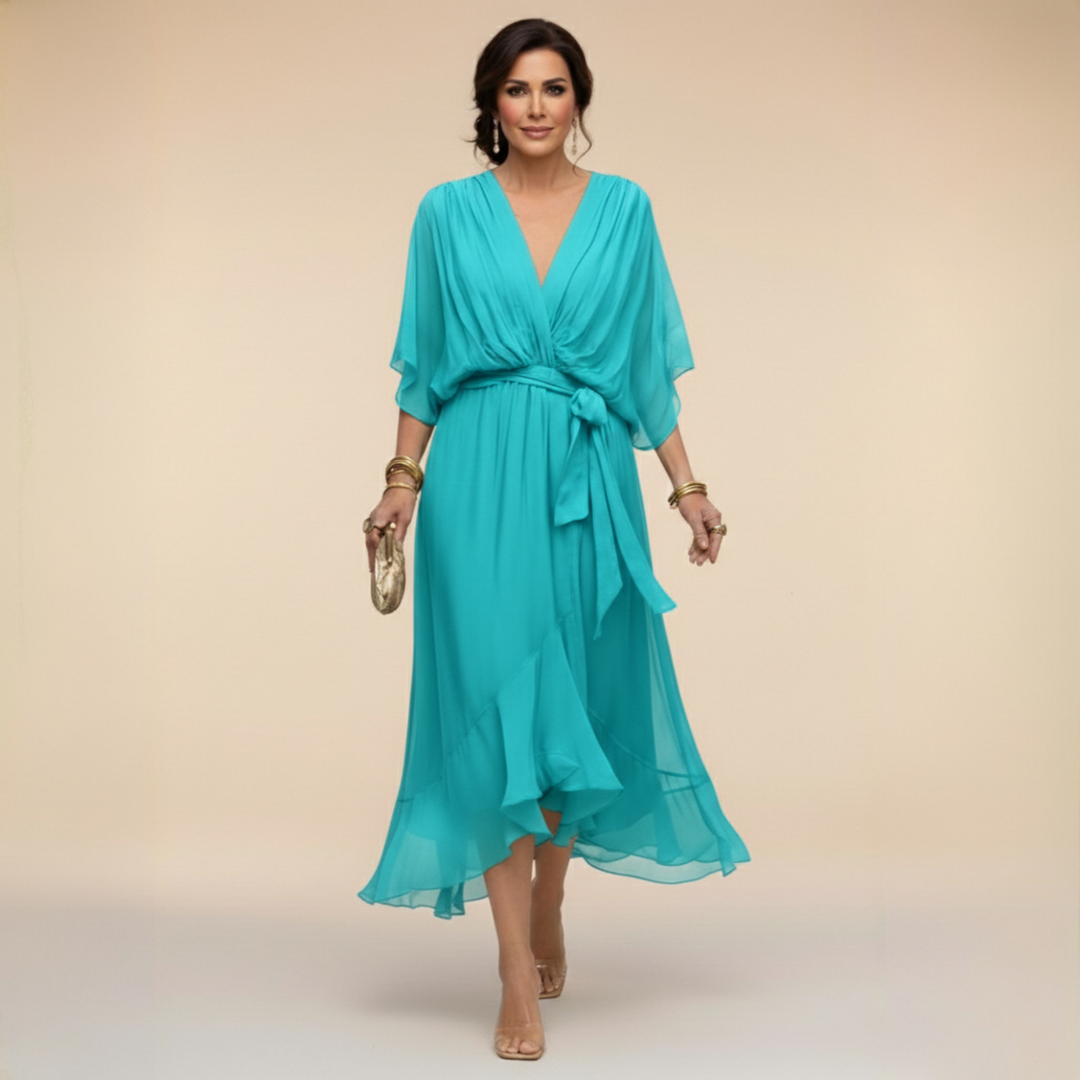 Elena V-Neck Dress