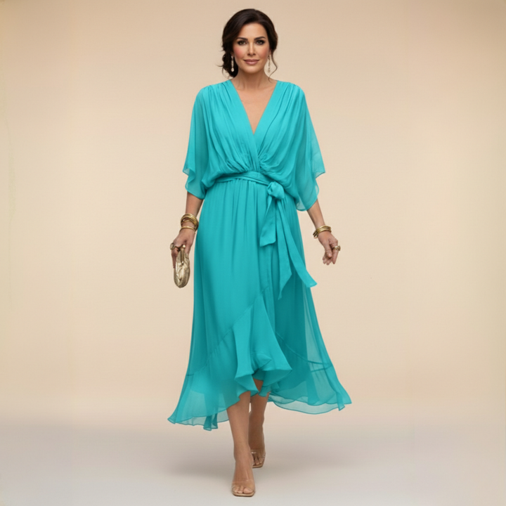 Elena V-Neck Dress