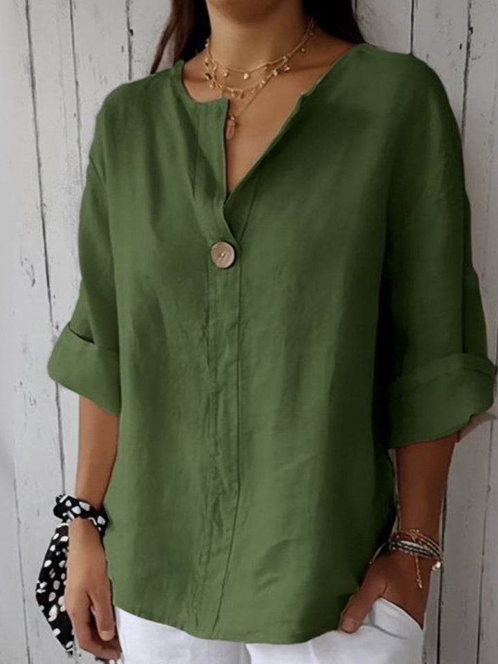 Elise | Relaxed V-Neck Top