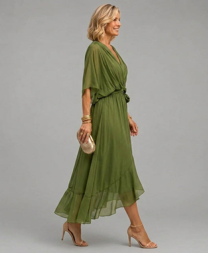 Elena V-Neck Dress
