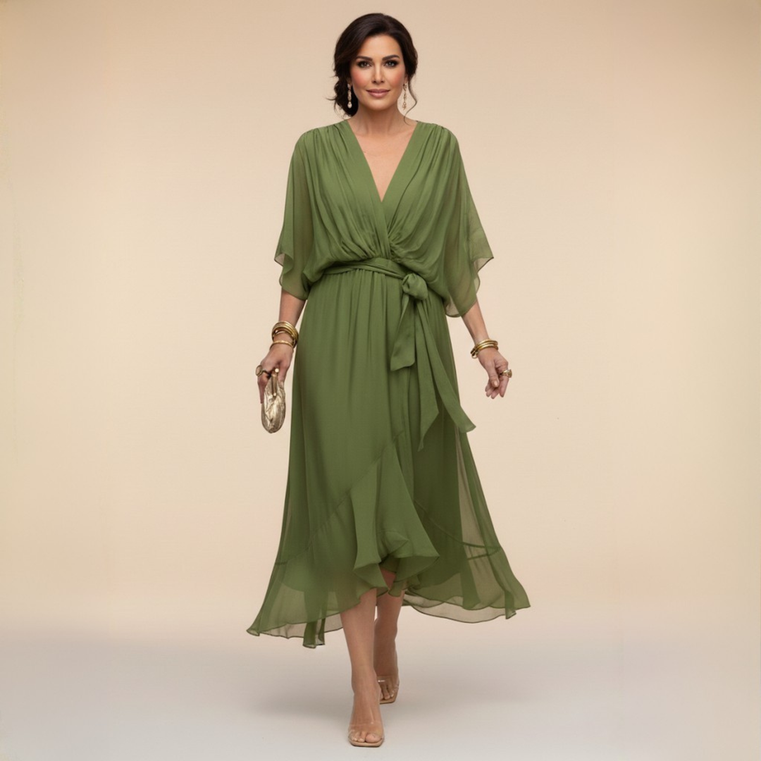Elena V-Neck Dress