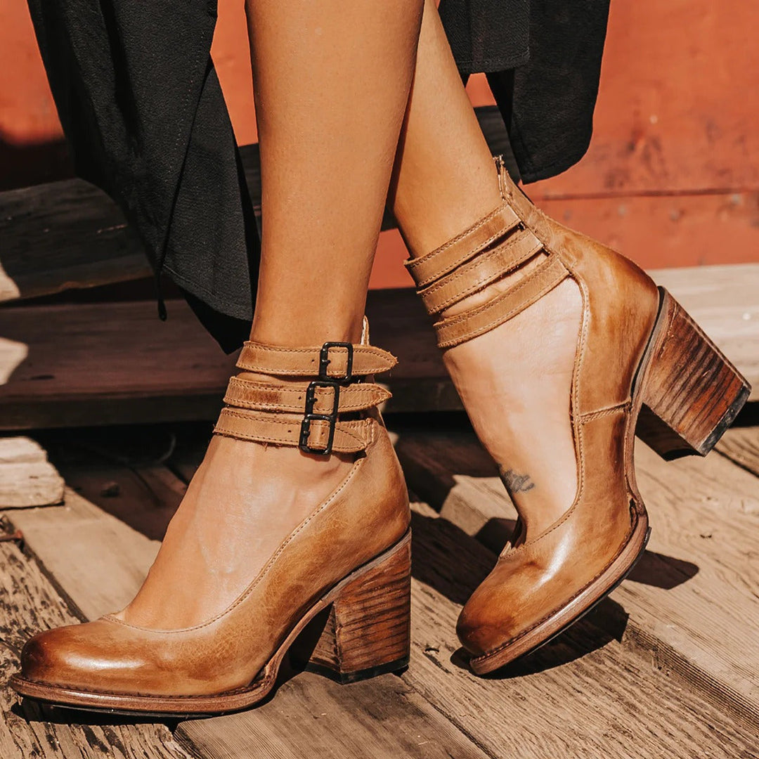 Sylvie Buckle Strap Sandals