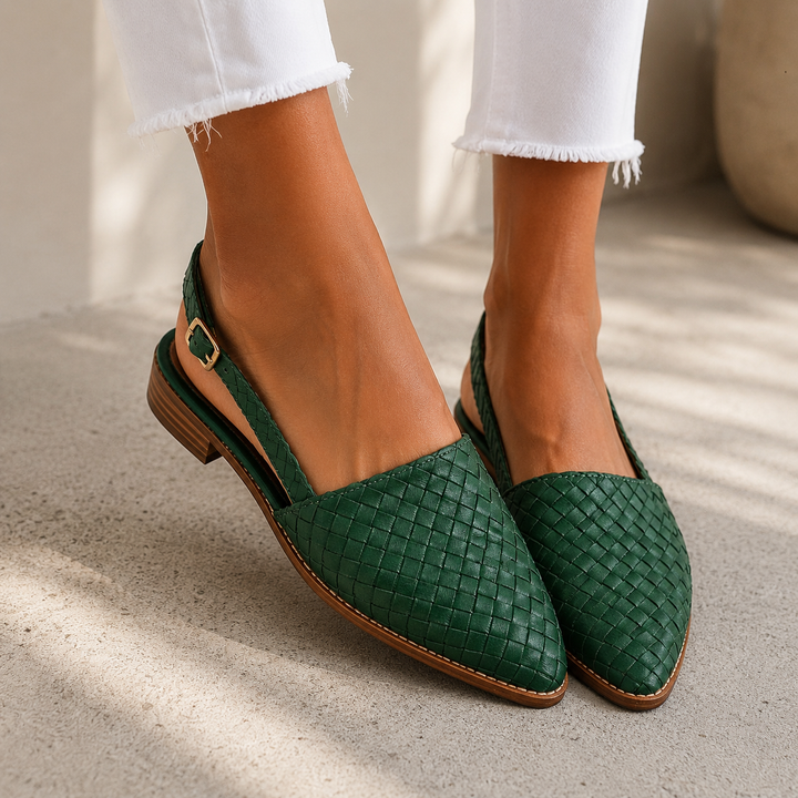 Celeste Woven Slingback Loafer