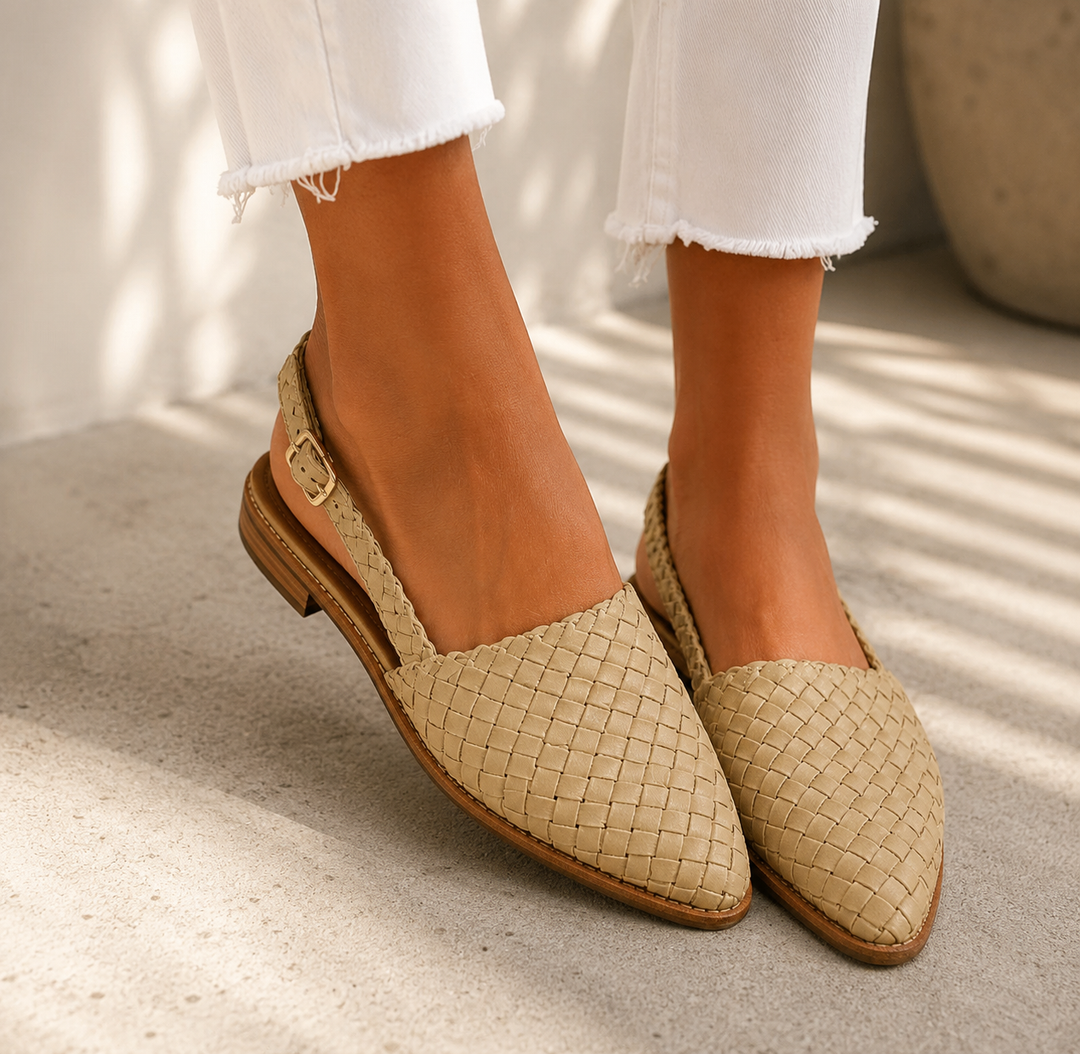 Celeste Woven Slingback Loafer
