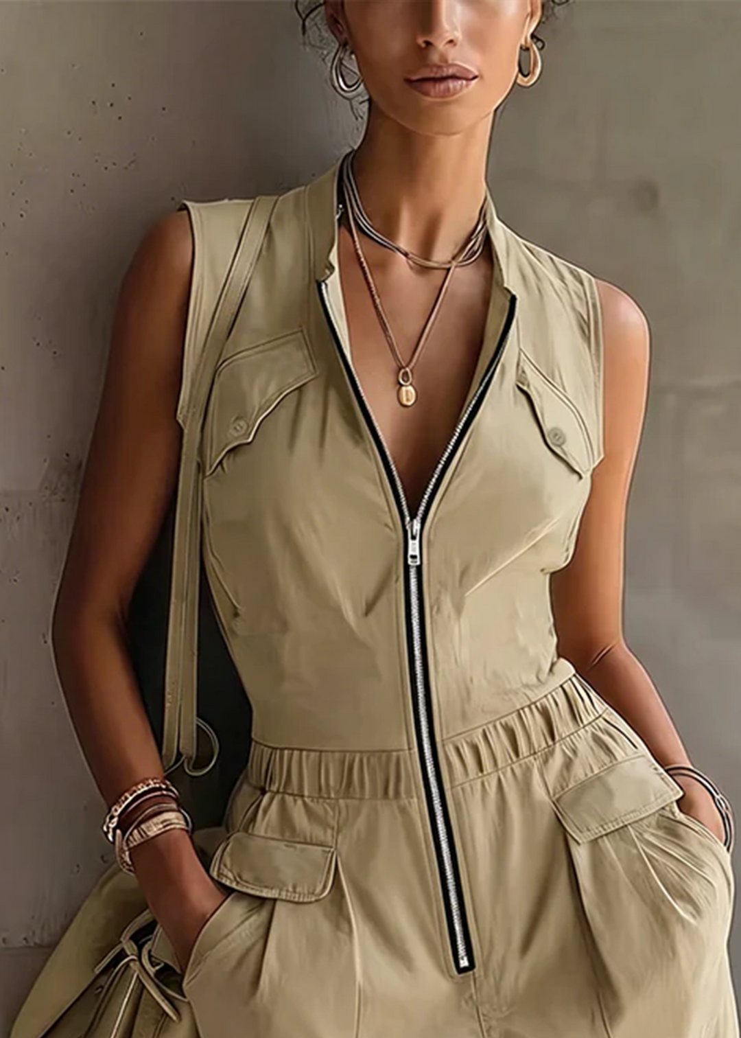 Inez Sleeveless Mini Dress
