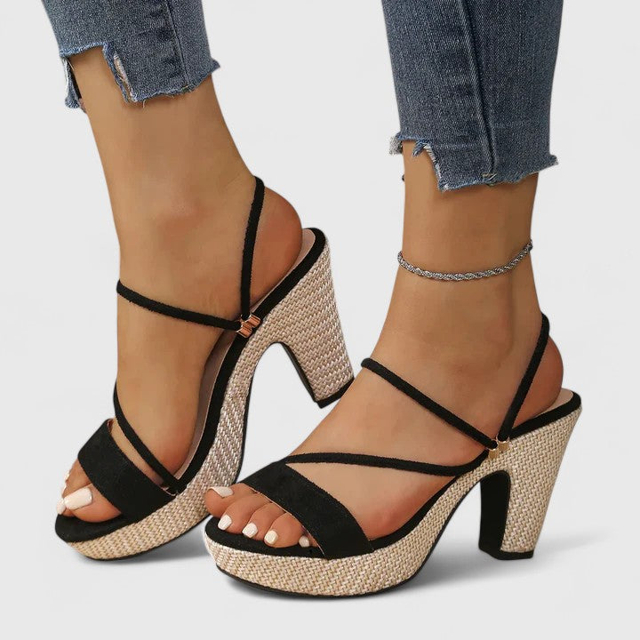 Celia Block-Heel Sandals