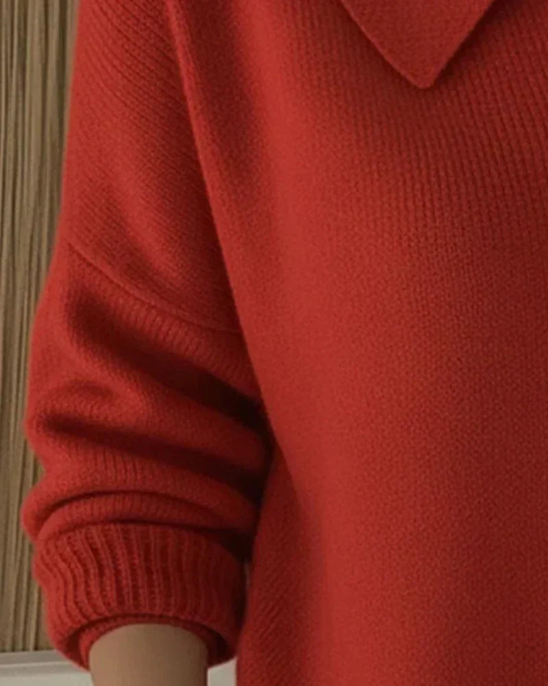 Mara Button-Front Collared Cardigan