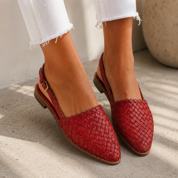 Celeste Woven Slingback Loafer