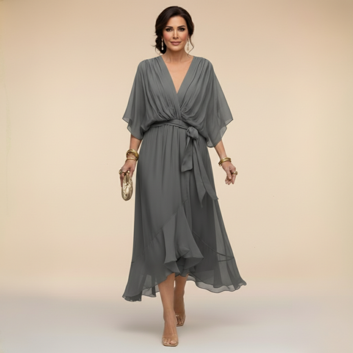 Elena V-Neck Dress
