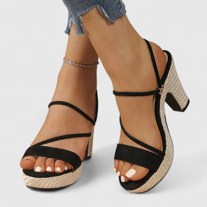Celia Block-Heel Sandals
