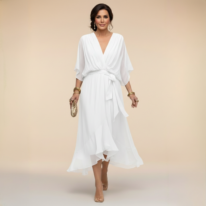 Elena V-Neck Dress