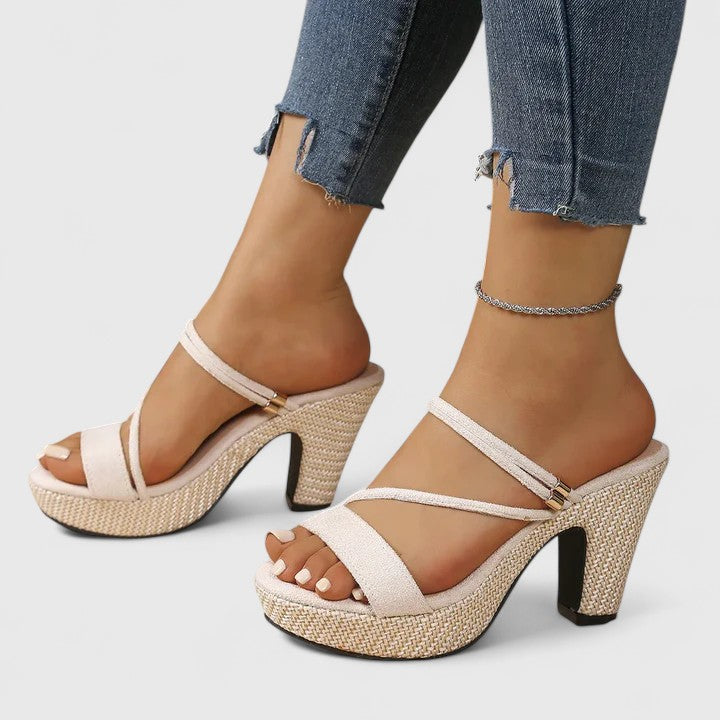 Celia Block-Heel Sandals