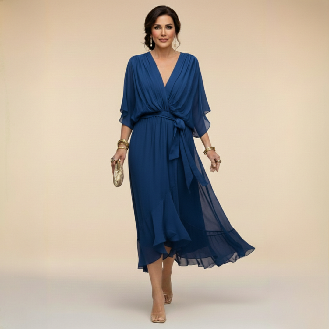 Elena V-Neck Dress