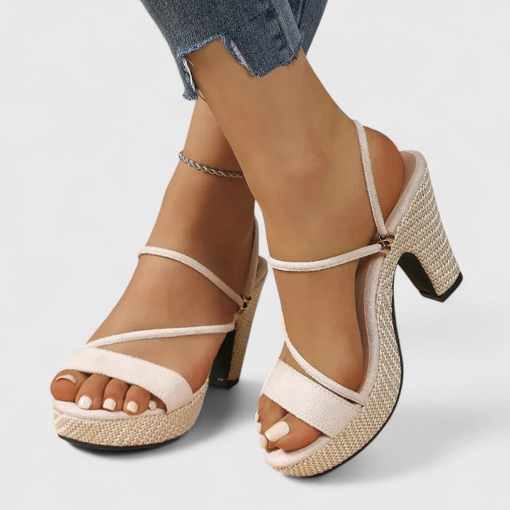 Celia Block-Heel Sandals