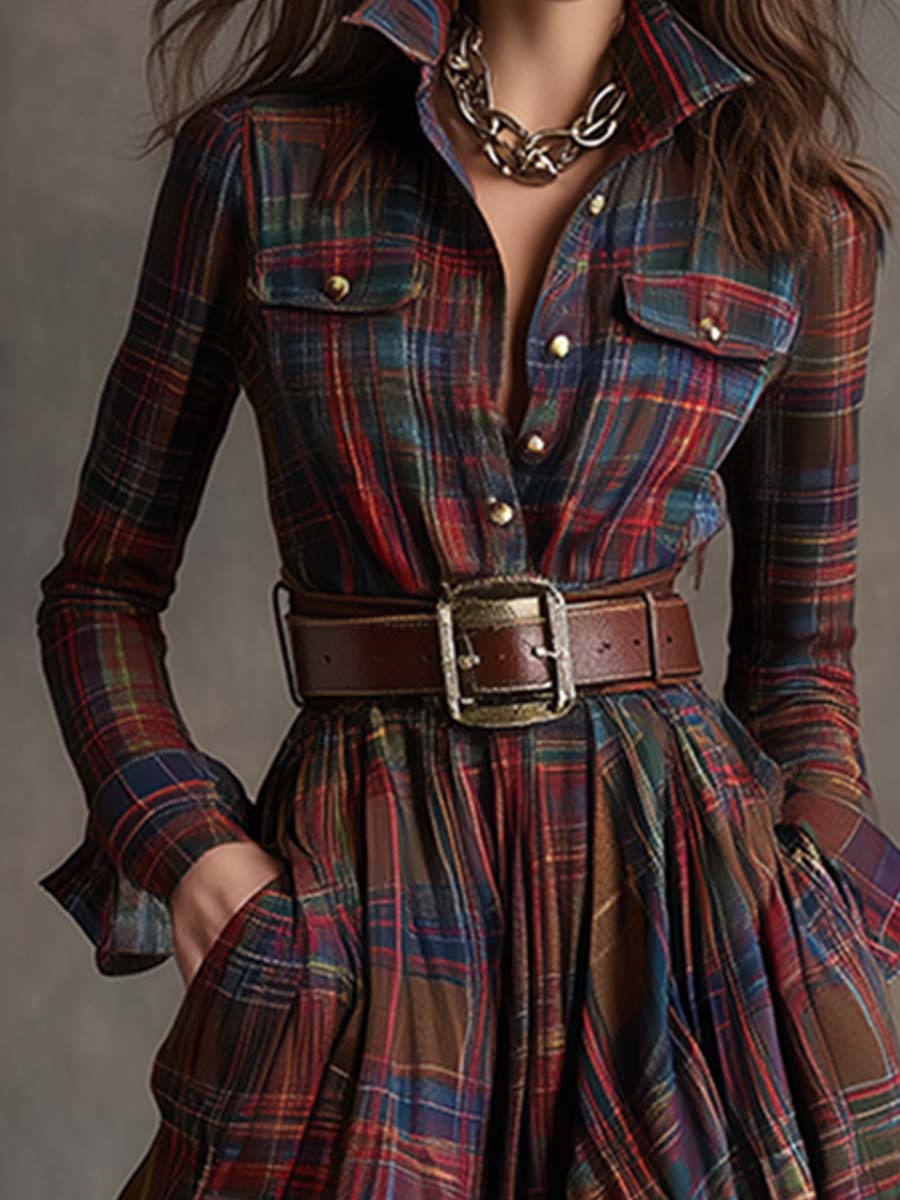 Verona Belted Shirt Dress