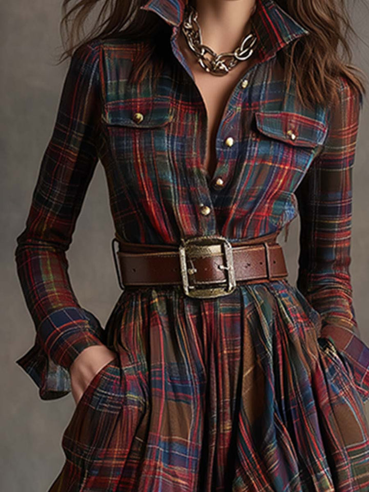 Verona Belted Shirt Dress