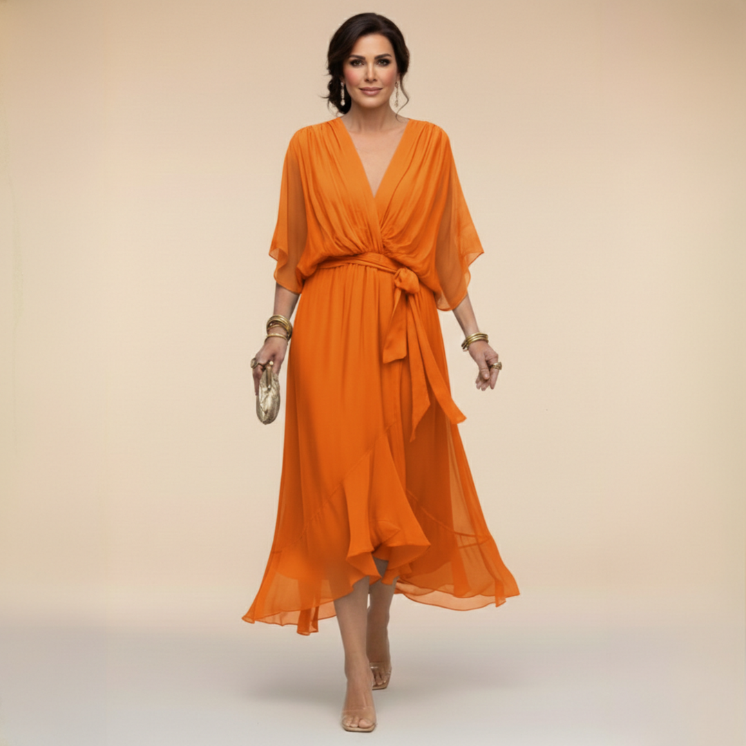 Elena V-Neck Dress