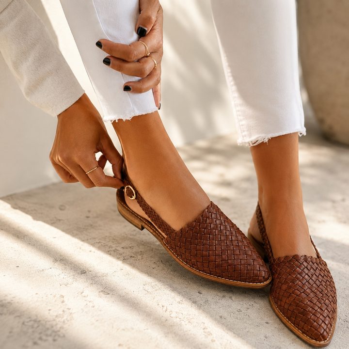 Celeste Woven Slingback Loafer