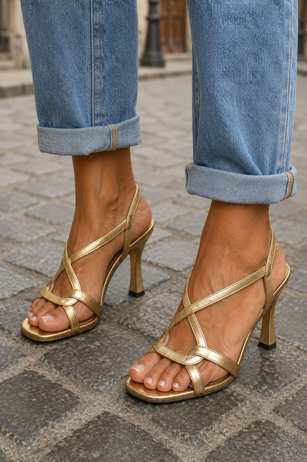 Elise Ankle Strap Heels