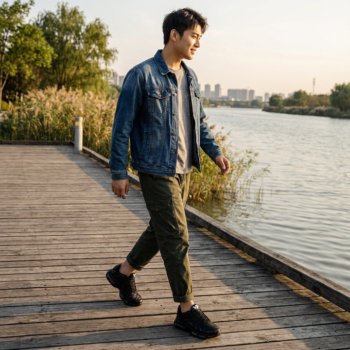 Duane | Men's Lace-Up Platform Low Top Sneakers