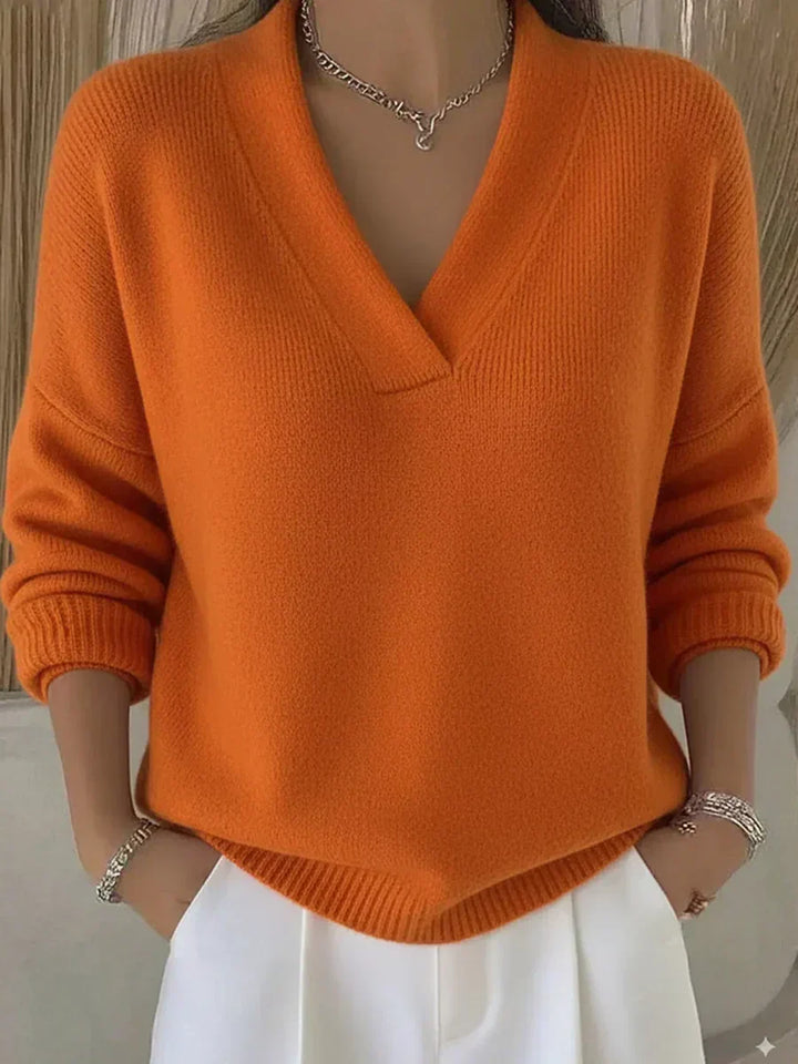 Quinn Slouchy V-Neck Pullover