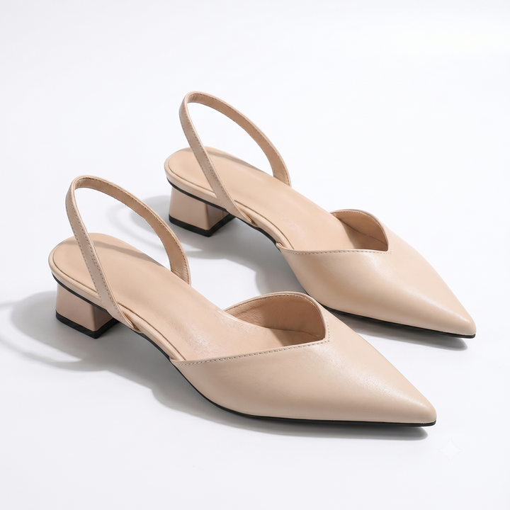 Amara Block-Heel Slingbacks