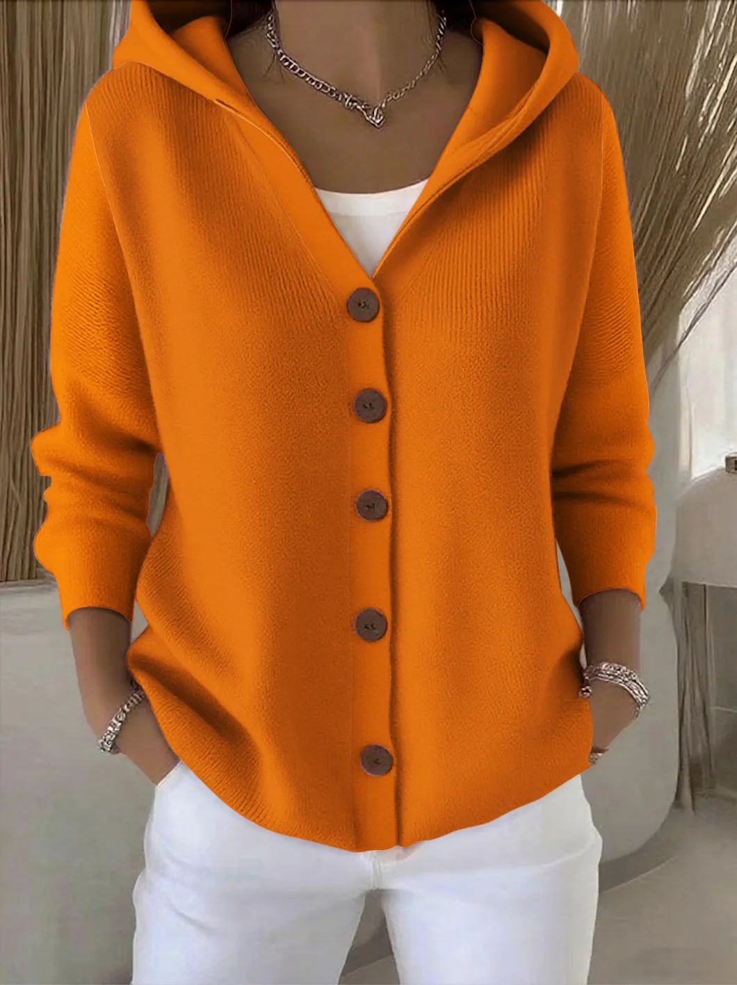 Arlo Hooded Knit Cardigan