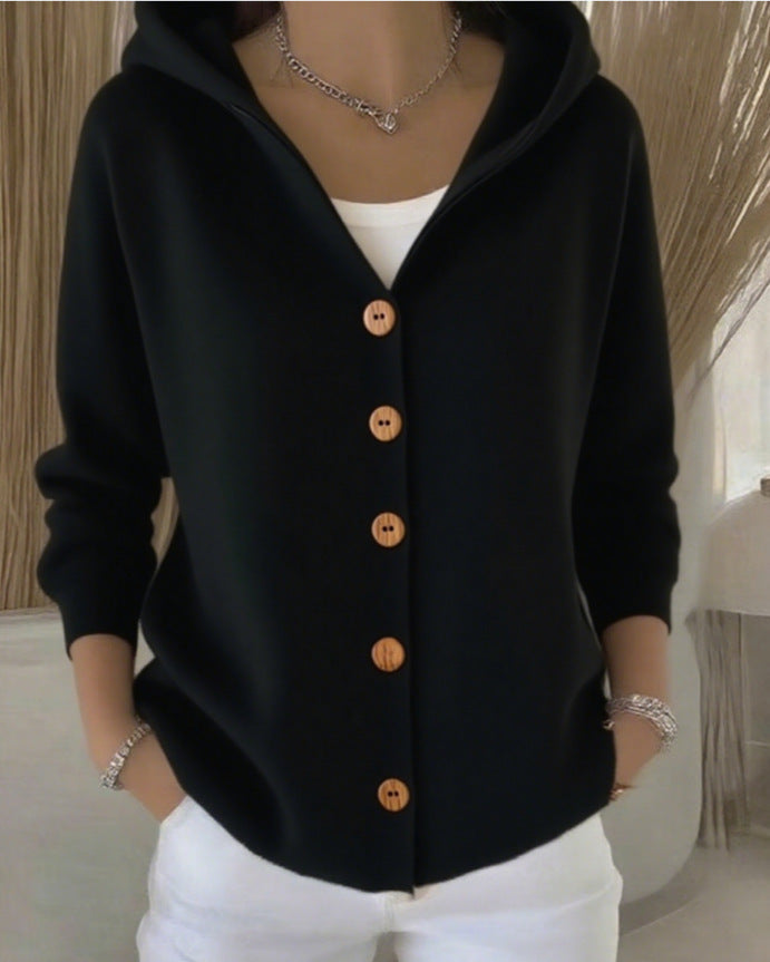 Arlo Hooded Knit Cardigan