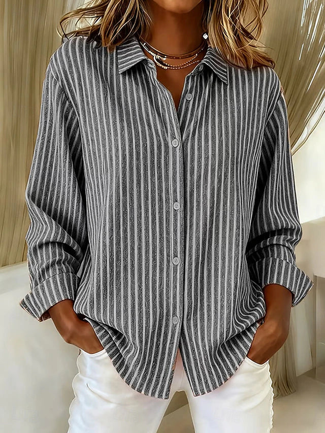 Cleo Classic Striped Shirt