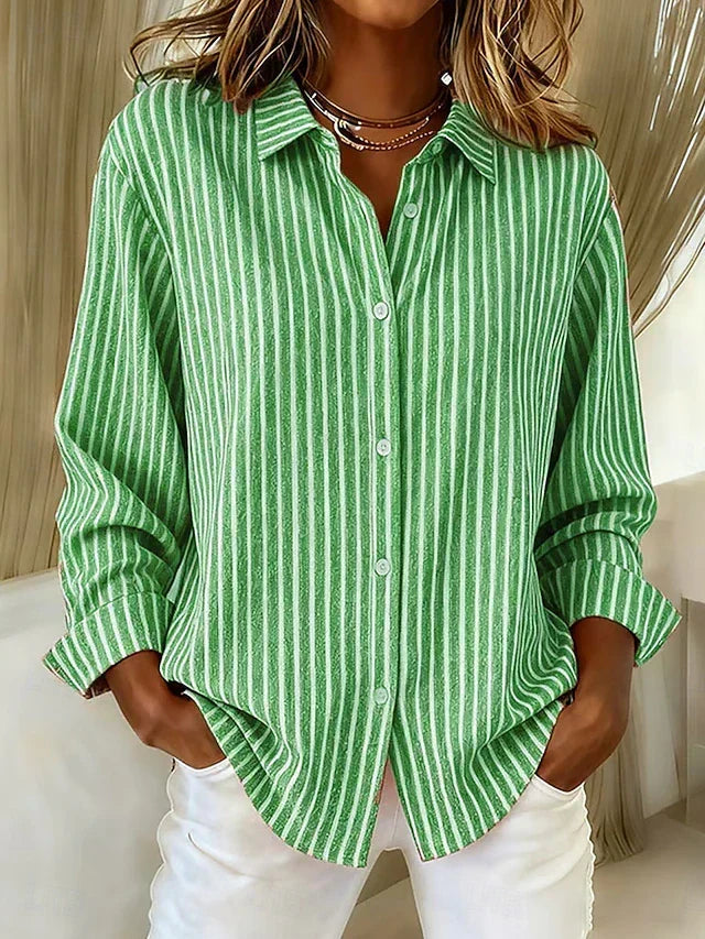 Cleo Classic Striped Shirt