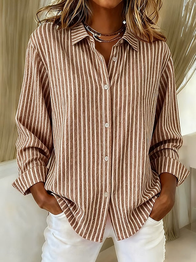 Cleo Classic Striped Shirt