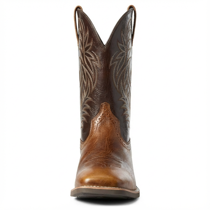 Robbie | Men's Embroidered Mid-Calf Cowboy Boots