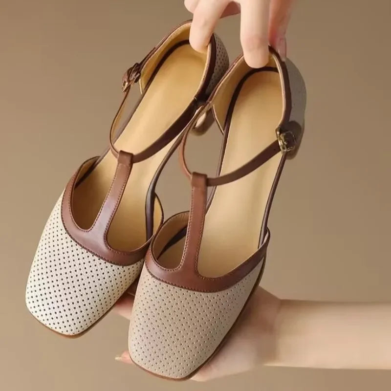 Renata Mid-Heel Pumps