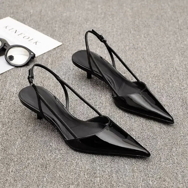 Elise Slingback Low Heels