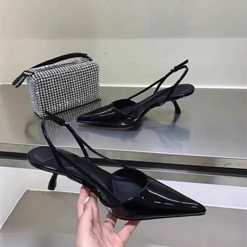 Elise Slingback Low Heels