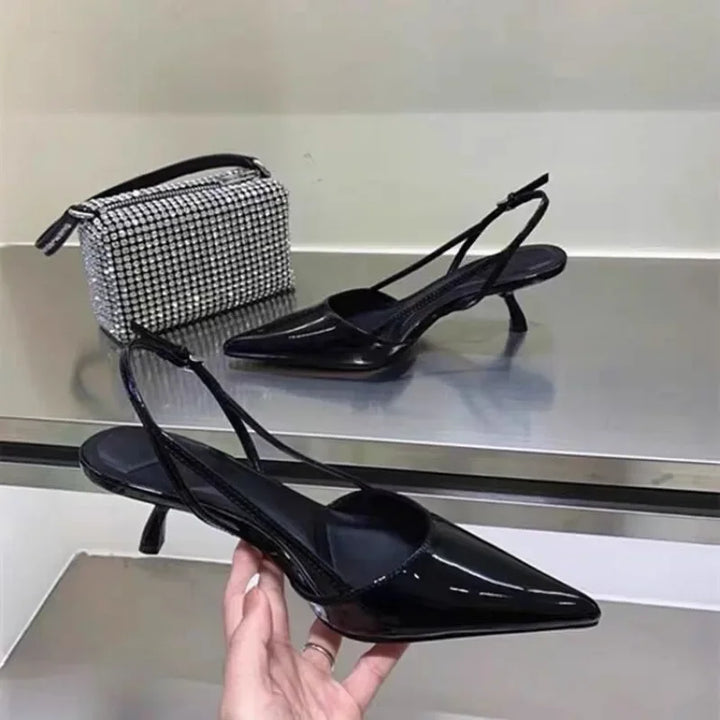 Elise Slingback Low Heels