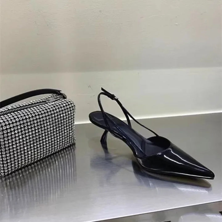 Elise Slingback Low Heels