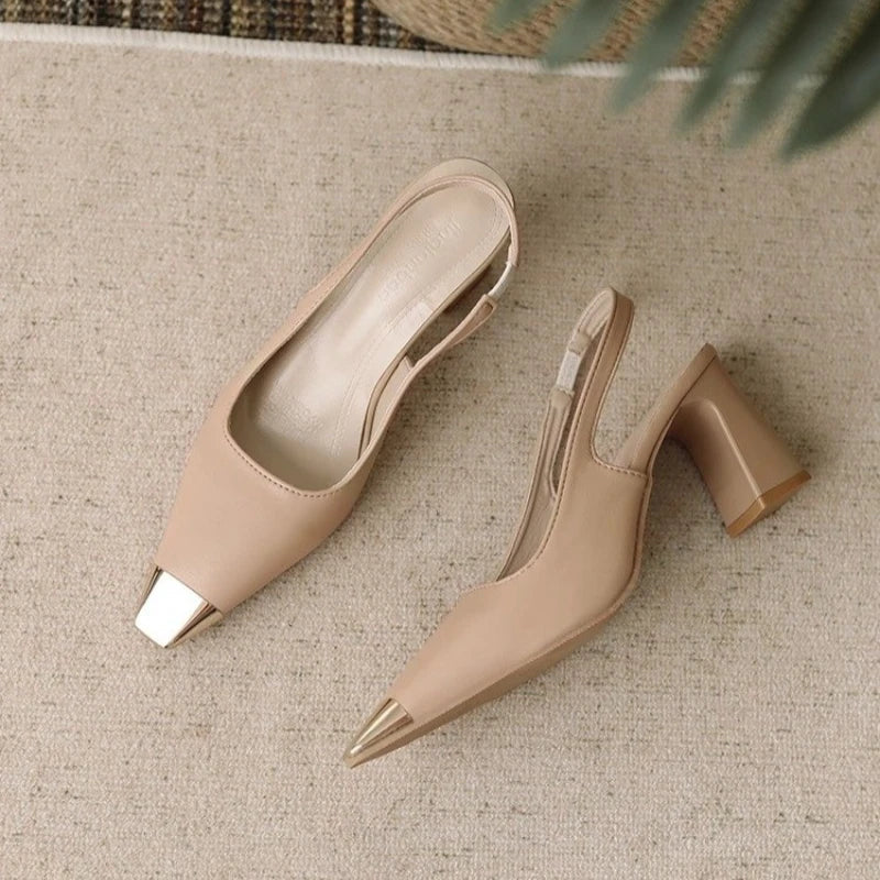 Amara Pointed Slingback Heels