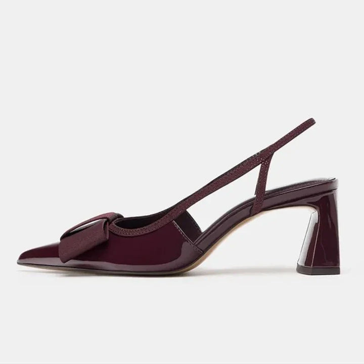 Celia Bow Slingback Heels