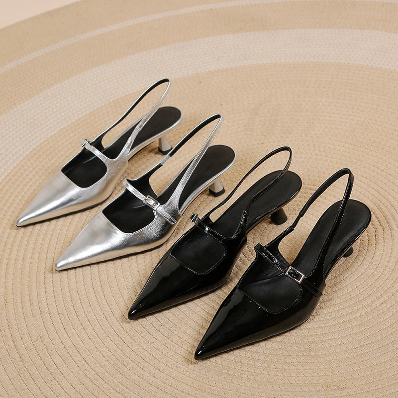 Marina Slingback Kitten Heels