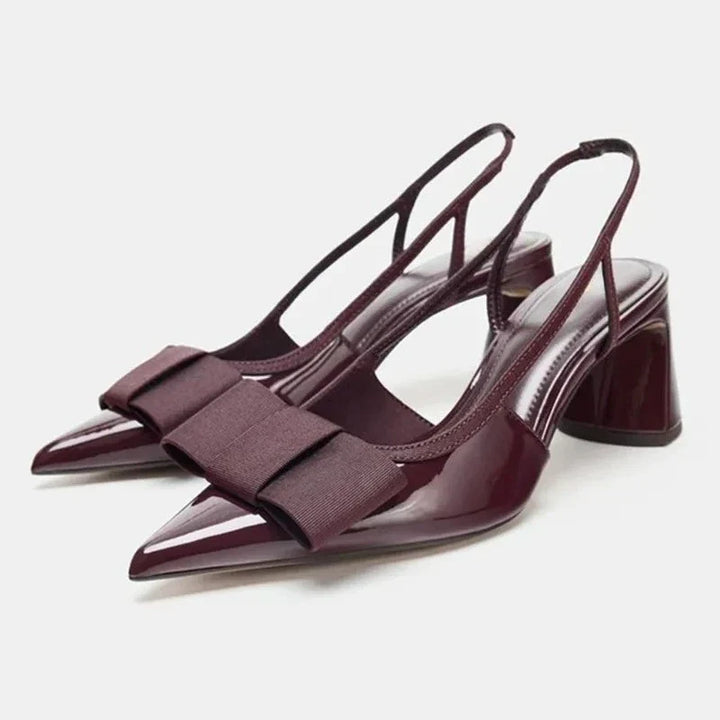 Celia Bow Slingback Heels