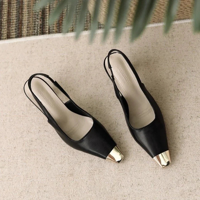 Amara Pointed Slingback Heels