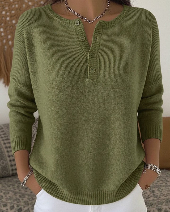 Rowan Henley Knit Pullover