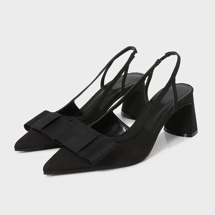 Celia Bow Slingback Heels