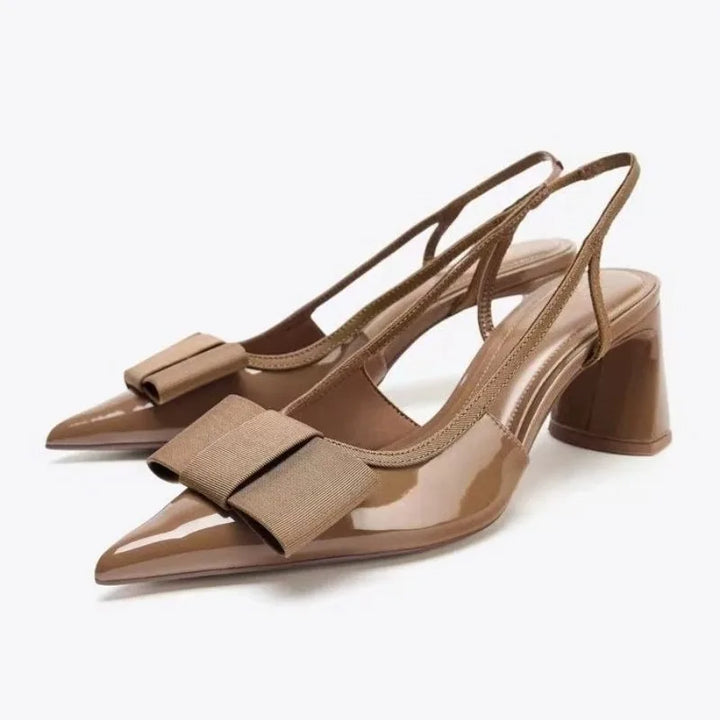 Celia Bow Slingback Heels