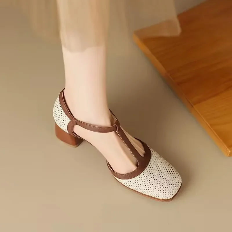 Renata Mid-Heel Pumps