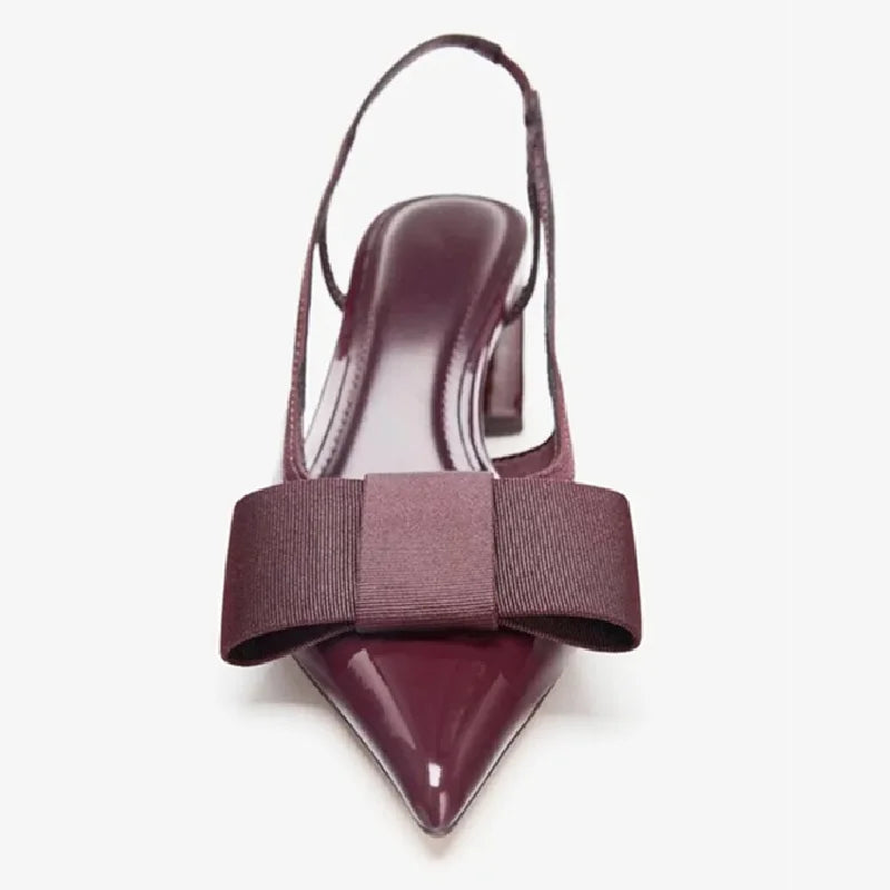 Celia Bow Slingback Heels